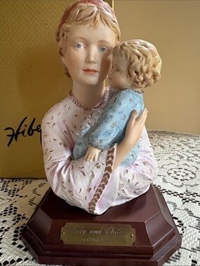 Edna Hibel  “Judy and Child“ Sculpture